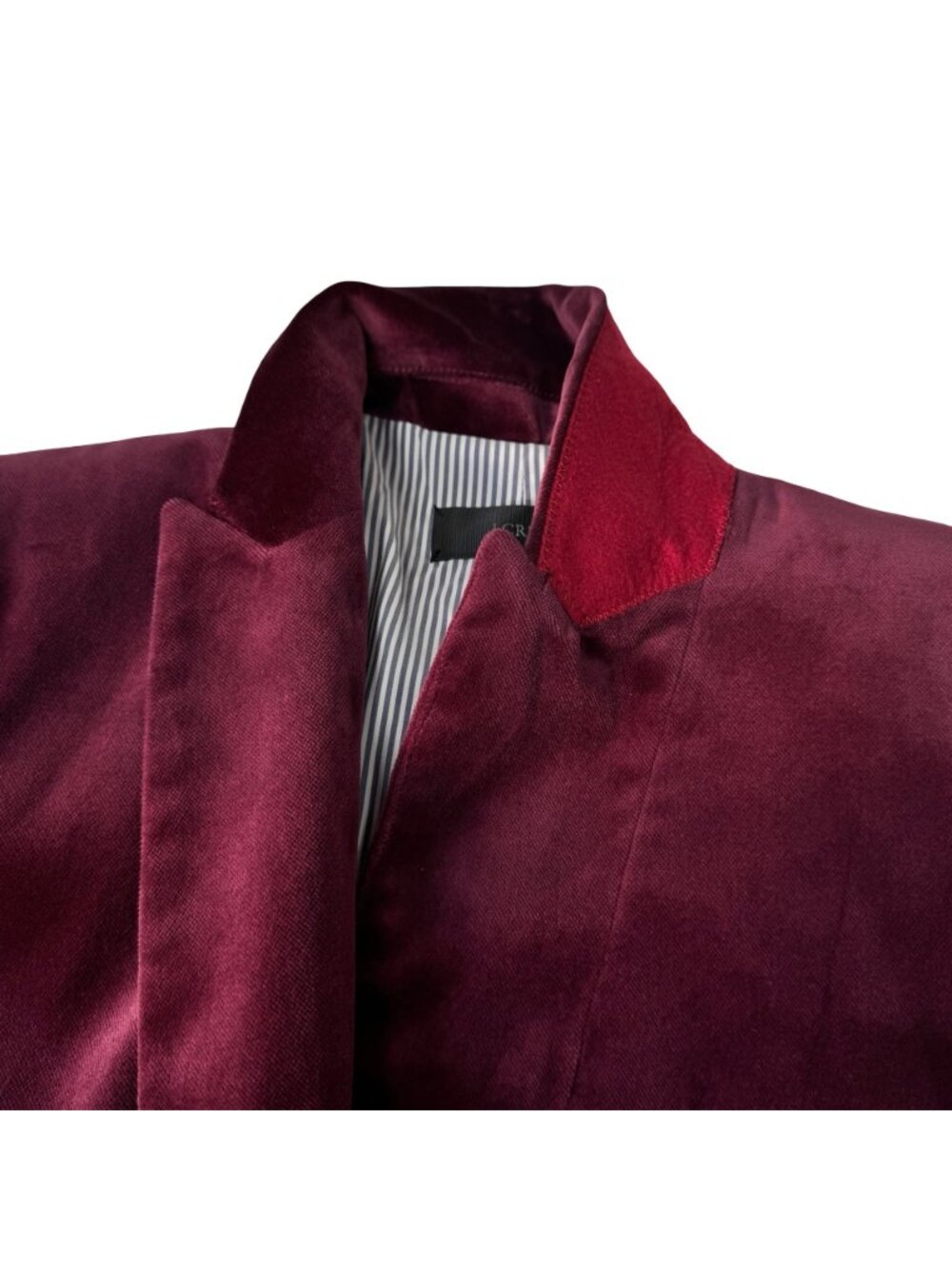 J. Crew Burgundy Velvet Parke Blazer 6 Preppy Heritage Academia - Picture 6 of 15